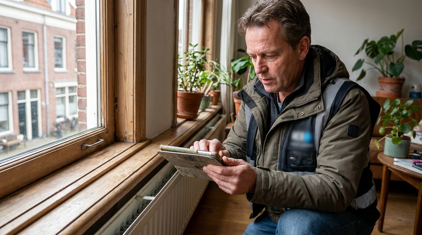 Energielabel opname-software met audit-vast dossier voor energieadviseurs