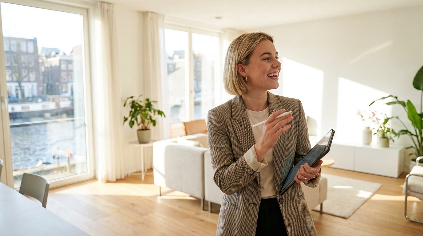 Nieuwe energieadviseur doet opname met de gratis DuraGo-software